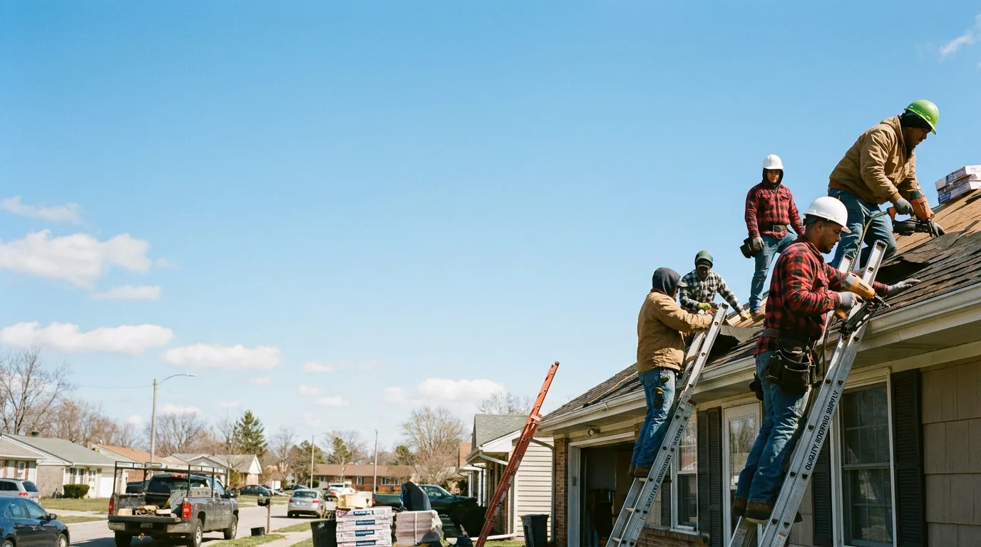 Roofing in Montgomery, IL near me